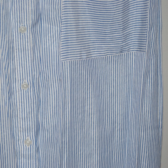Blue and White striped dress - Picture 3 of 3